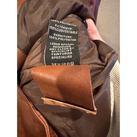 Decrum Santiago Tall 3/4 Length Leather Coat XXL NWT - Picture 6 of 8